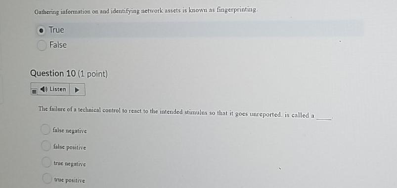 Gathering information on and identifying network