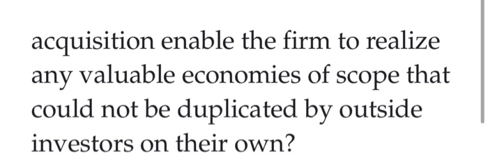 7.2. A firm implementing a diver- sification