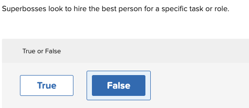 Superbosses look to hire the best person for a