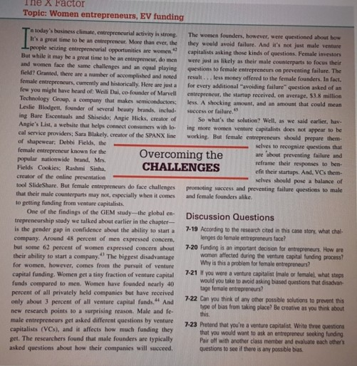 Kindly answer question 23 only The X Factor