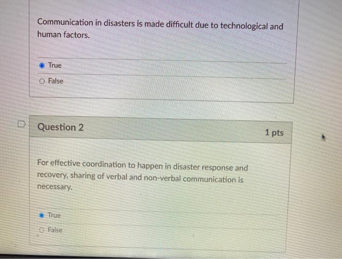 Communication in disasters is made difficult due