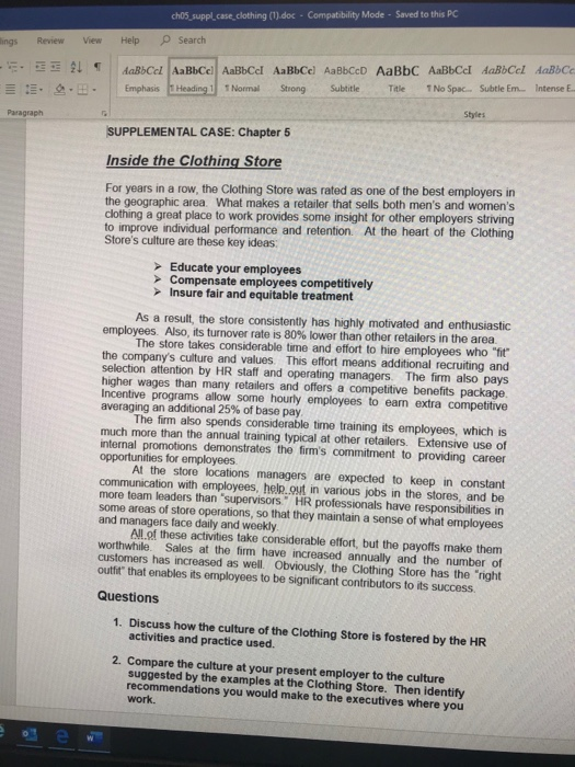 ch05_suppl_case_clothing (1).doc - Compatibility