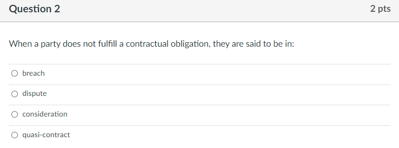 An enforceable promise is: a contract an