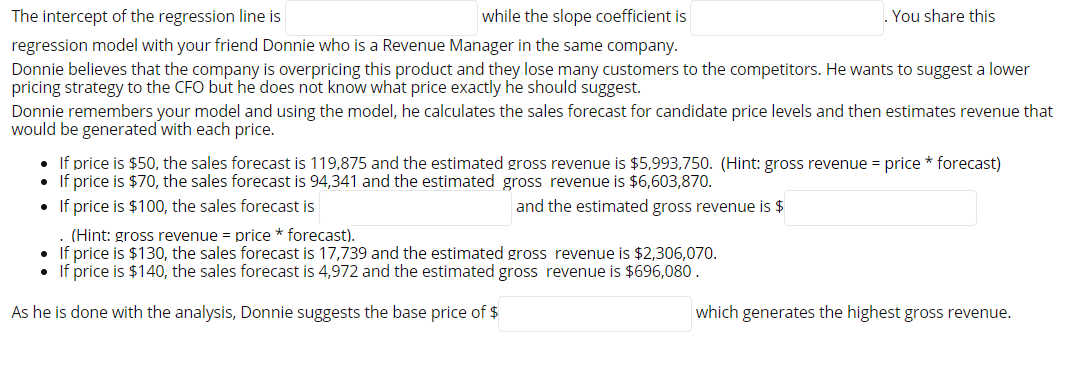 (Do not round any number in this question. Exact