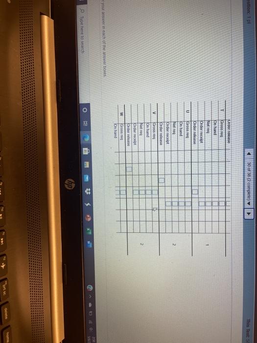 This Question: 1 30 of 382 complete This Test: 58