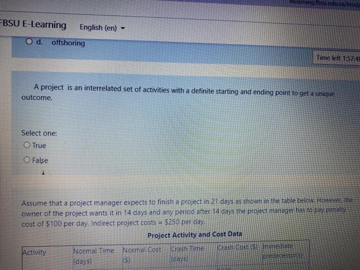 elearning.bsu.edu.sa/mod EBSU E-Learning English