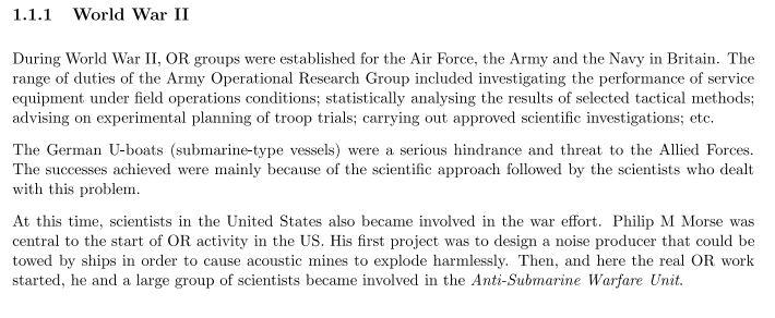 OPERATIONS MANAGEMENT SIMULATION Give definitions