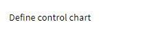 Define control chart