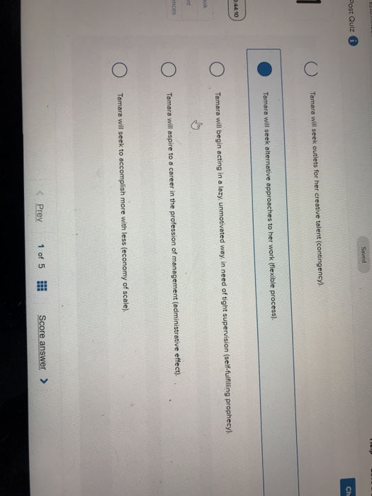 Tamara is an entry-level professional with