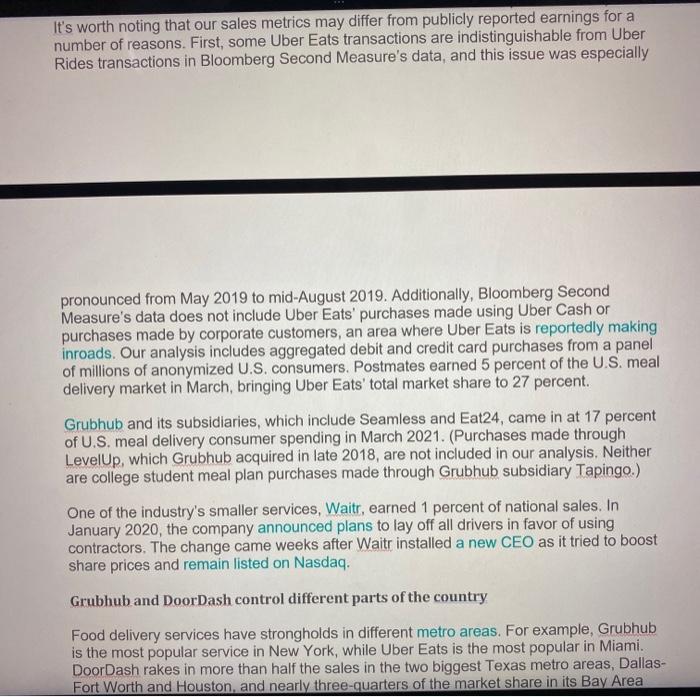 Read the article found below and analyze the