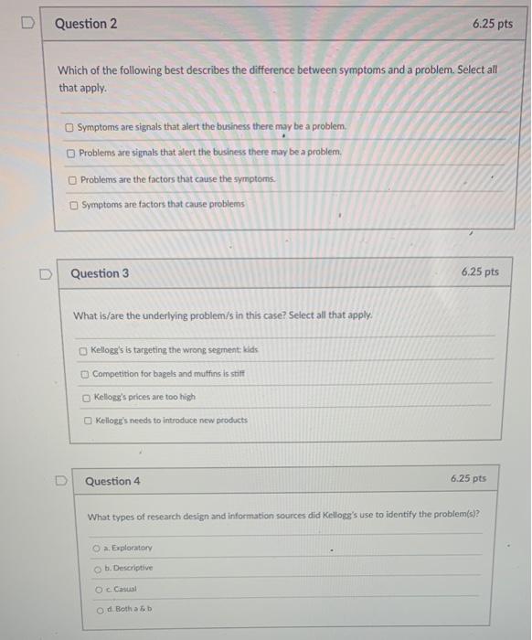 The Situation Kellogg's Kellogg's: From Slumping