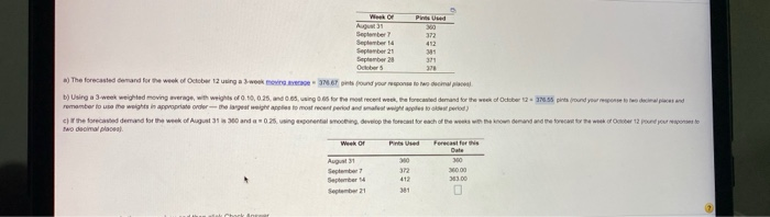 answer c i updated to ask a different question a)