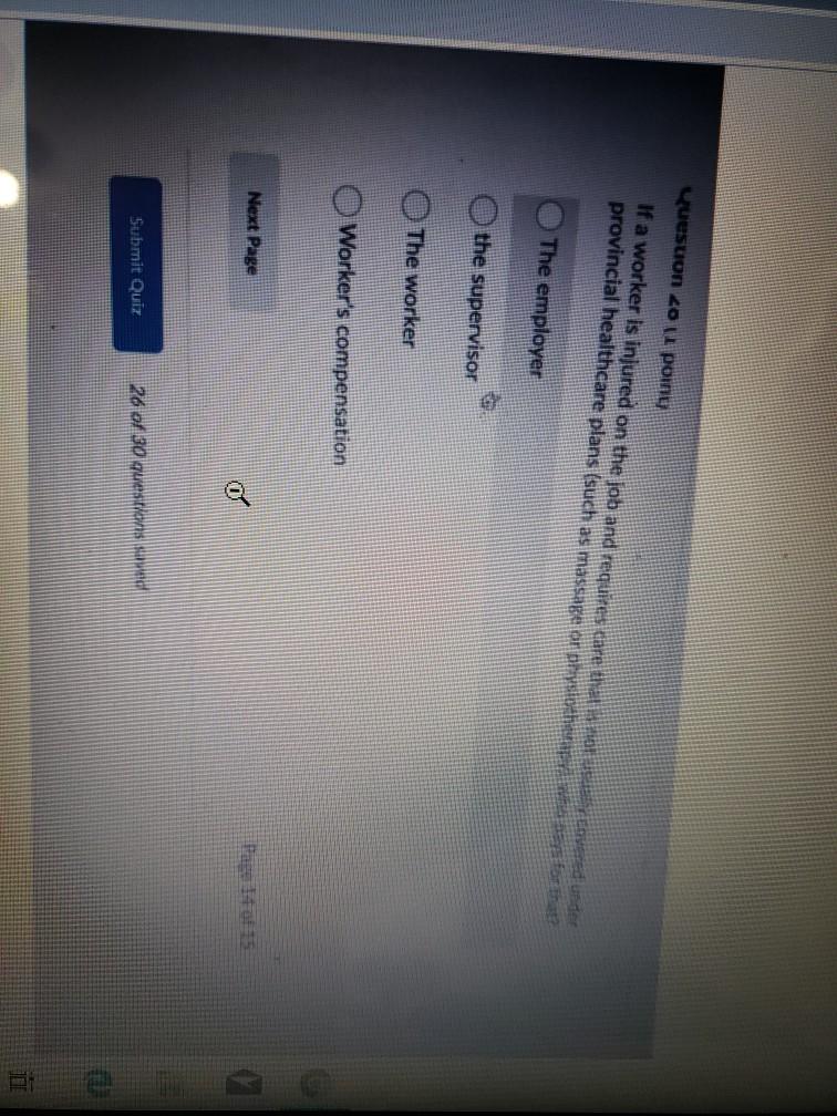 Question 25 (1 point) In the context of