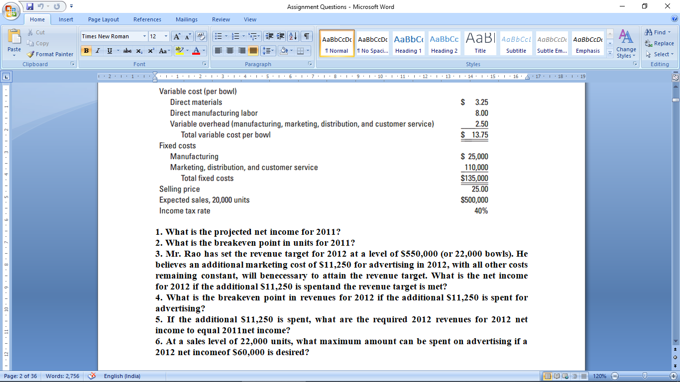 2 U Cla Assignment Questions - Microsoft Word 0