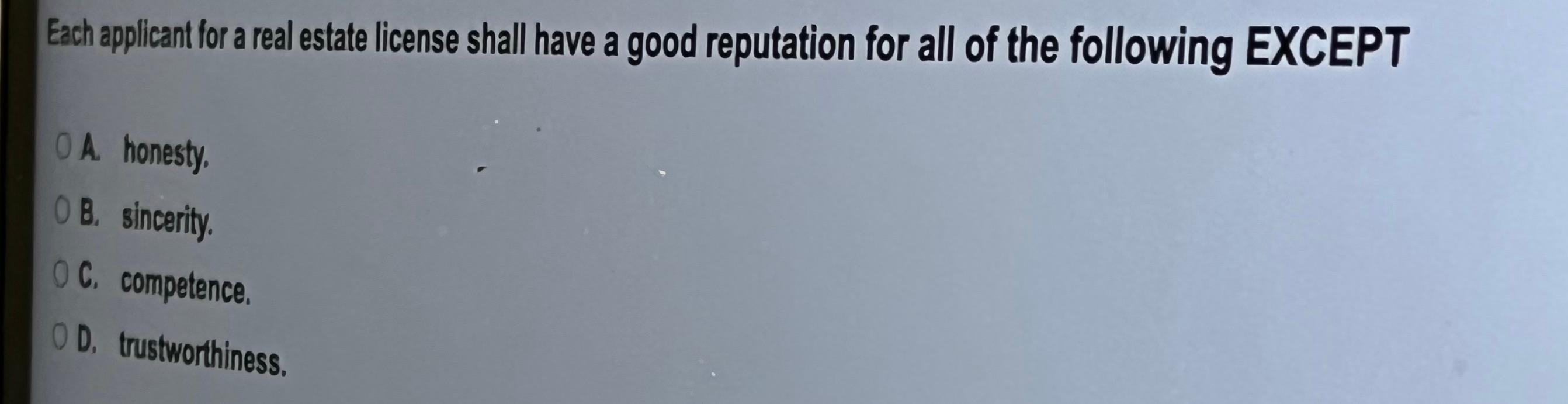 1. 2. 3. When a licensee terminates affiliation