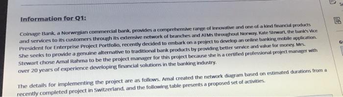 Question 8 01-h) Although the development tear