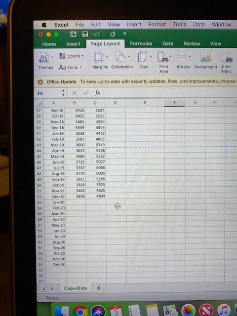 Excel File Edit View Insert Format Tools Data