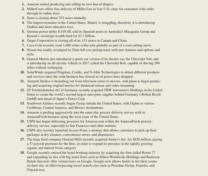 you must select at least ONE example that best