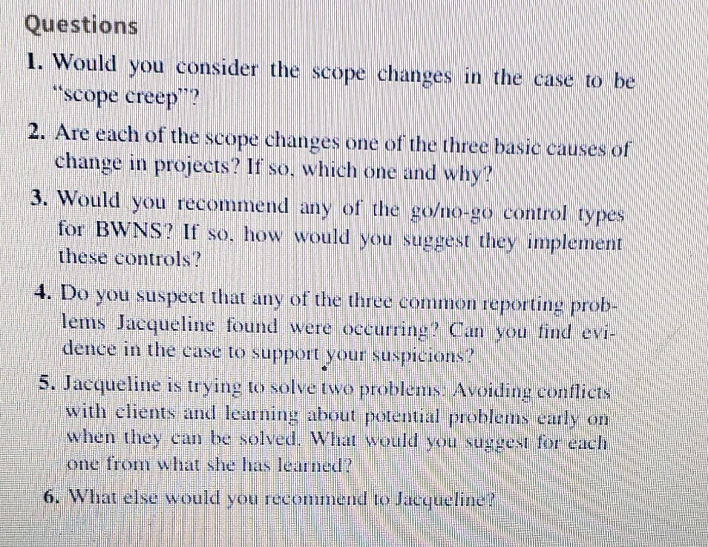 The Project Manager/ Customer Interface Case