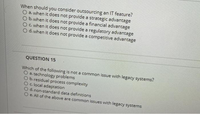 When should you consider outsourcing an IT