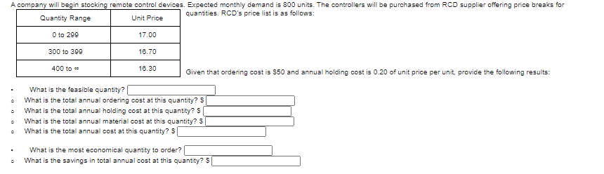 A company will begin stocking remote control