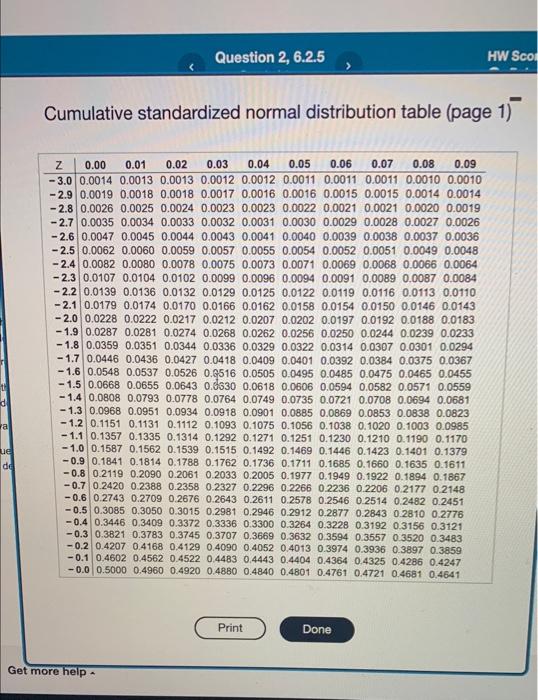 Given a normal distribution with =100 and =10,