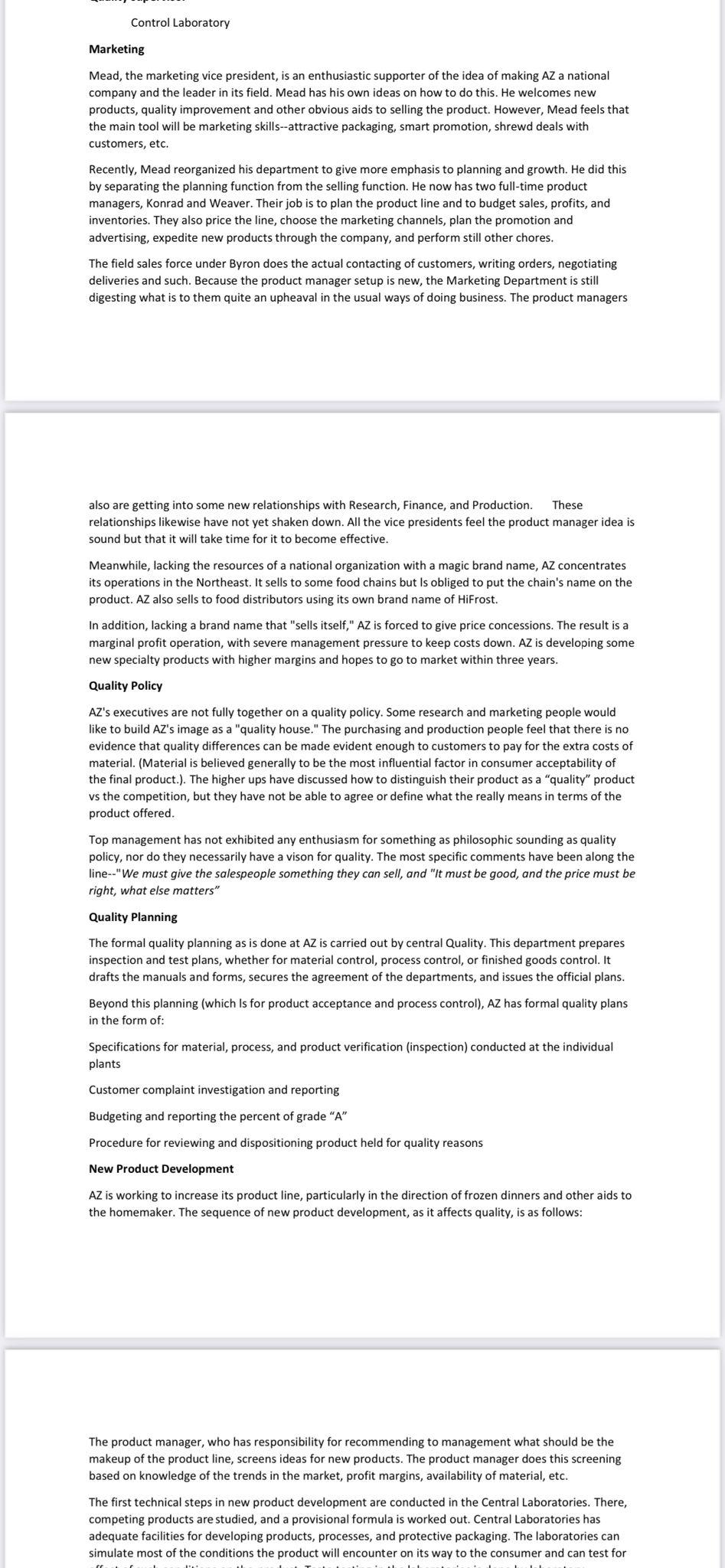 QMS and Business Performance Assignment 1. Please