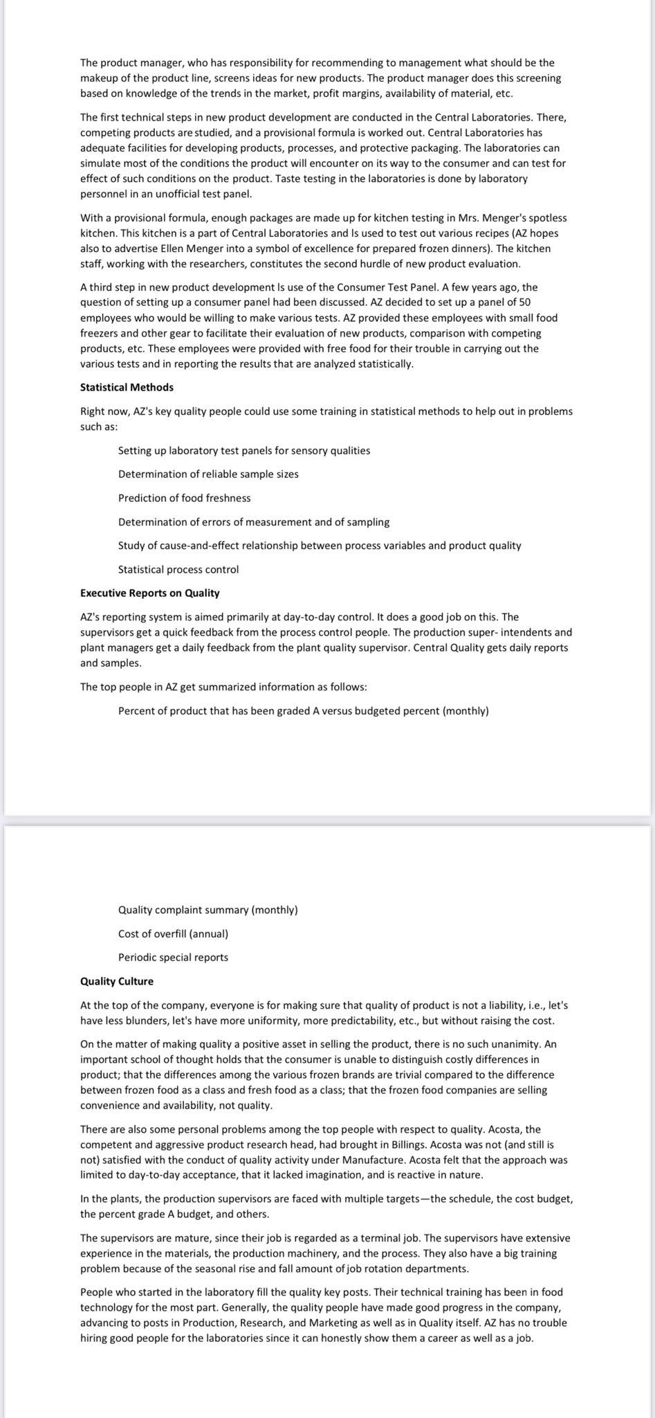 QMS and Business Performance Assignment 1. Please