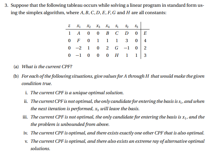 3. Suppose that the following tableau occurs