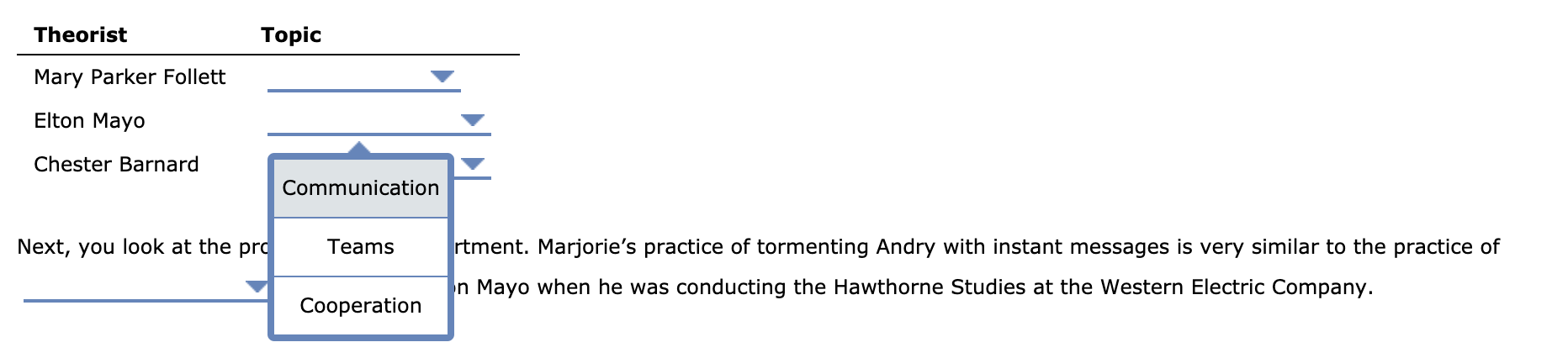 Management at Work Congratulations! It's your