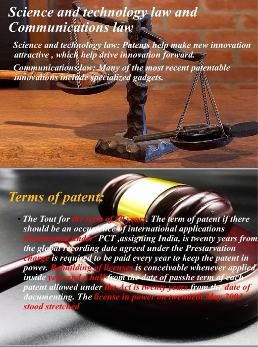 one one example of each slide example should be