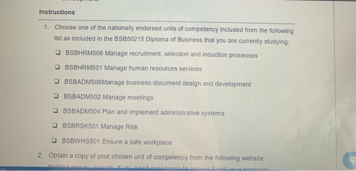 Instructions 1. Choose one of the nationally