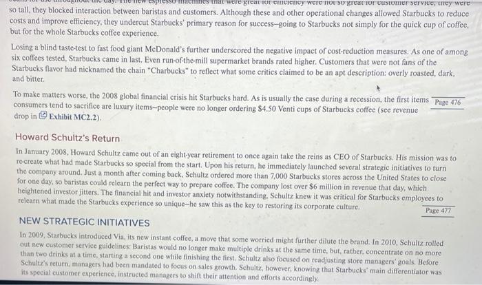 Q.1. Please answer the below six sub-questions