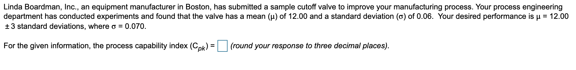 Linda Boardman, Inc., an equipment manufacturer