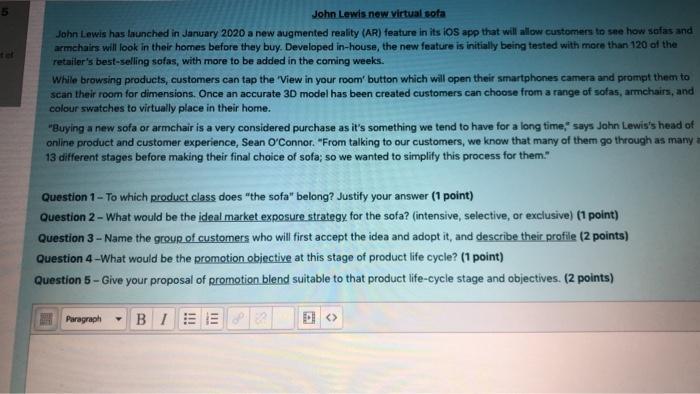 John Lewis new virtual sofa John Lewis has