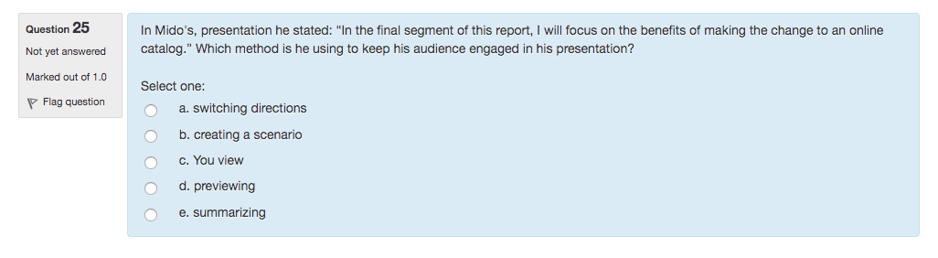 Question 21 Jack is writing about how he plans to