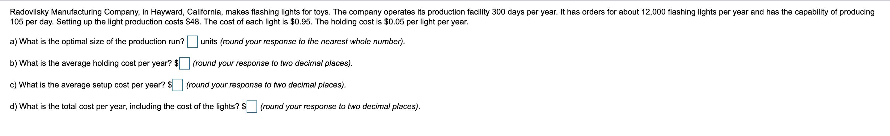 Radovilsky Manufacturing Company, in Hayward,