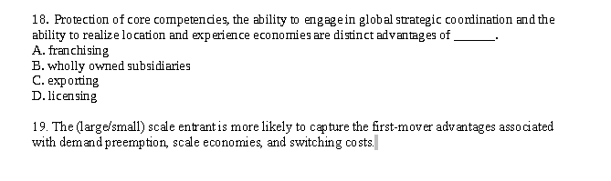 Please answer every question correctly for this