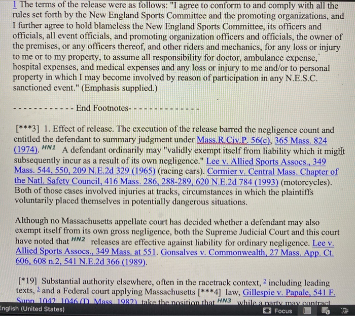 1. Prepare a case summary: Enumerate the key