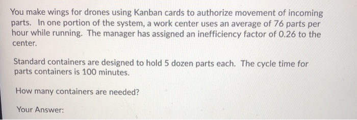 You make wings for drones using Kanban cards to