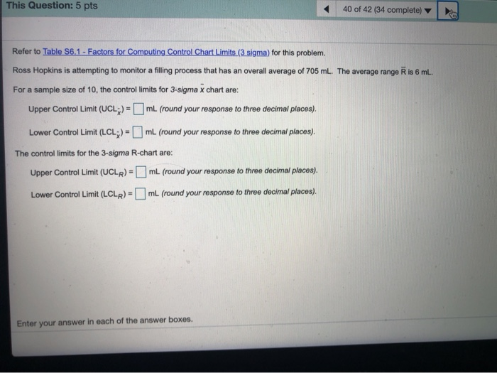 This Question: 5 pts 40 of 42 (34 complete) Refer