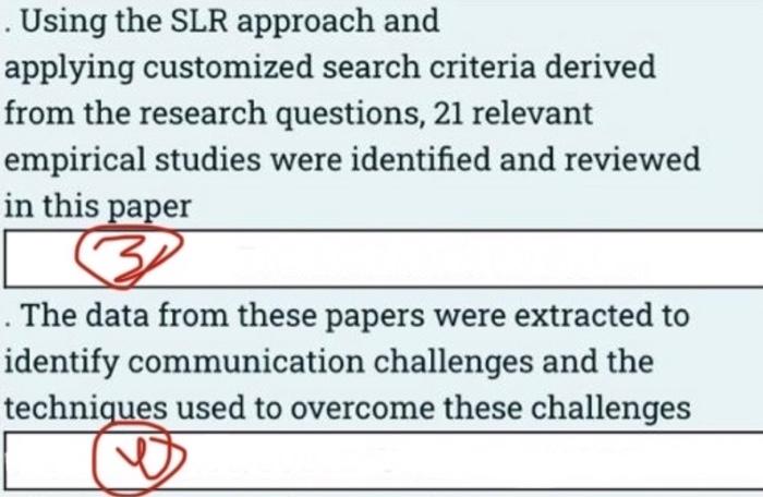 fill in the 2 space with the options . Using the