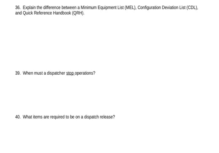 36. Explain the difference between a Minimum