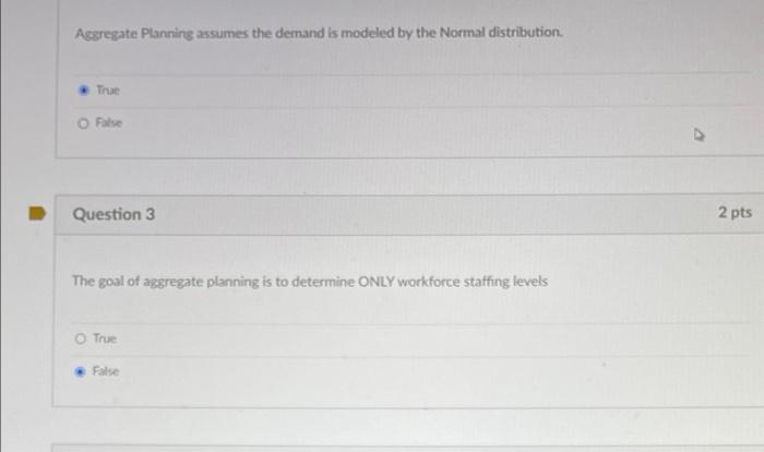 Aggregate Planning assumes the demand is modeled