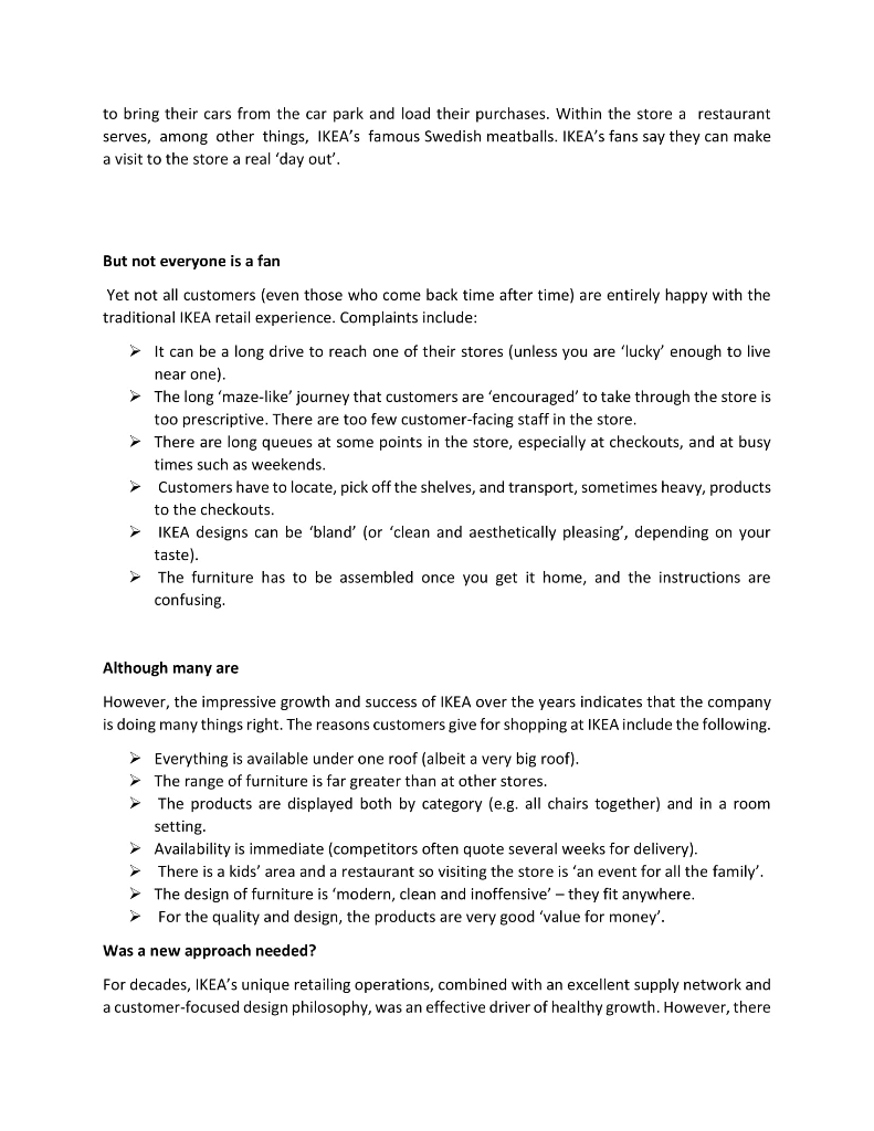 Case Study : IKEA looks to the future For