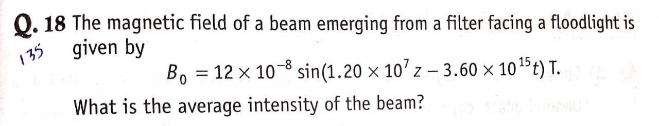.. 135 18 The magnetic field of a beam emerging