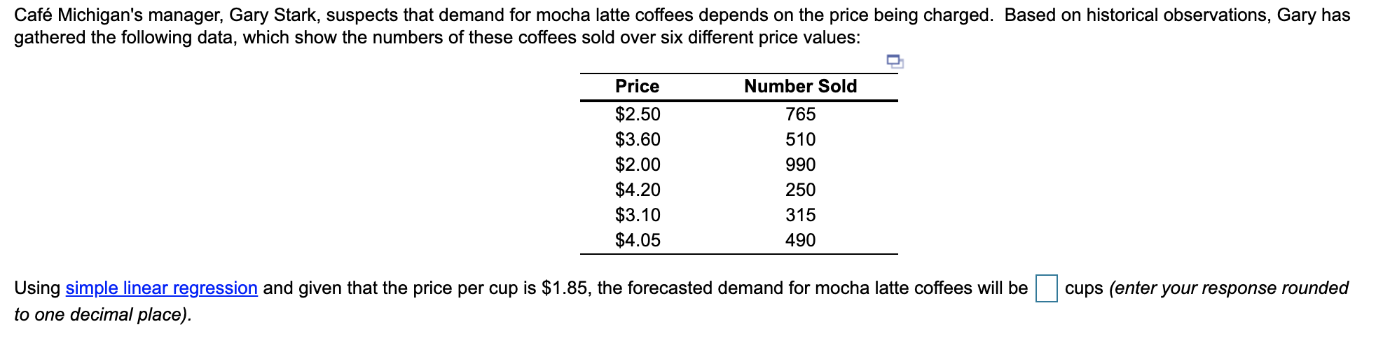Caf Michigan's manager, Gary Stark, suspects that