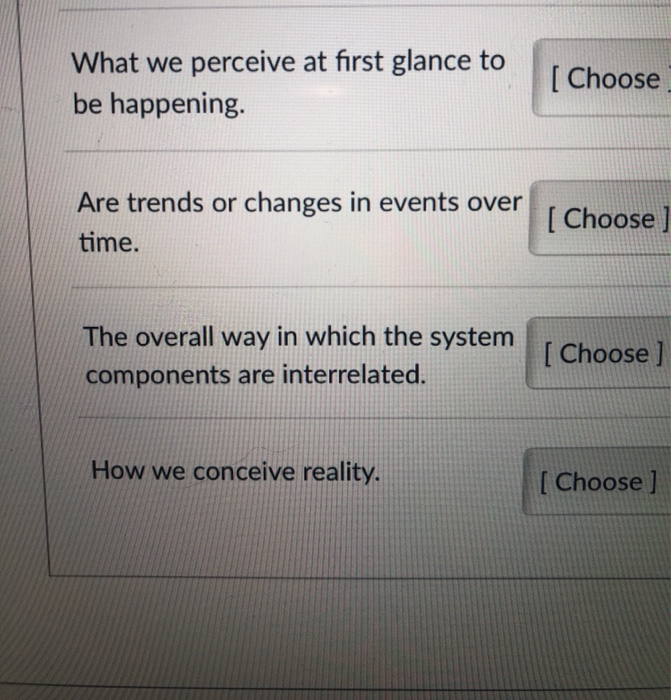 Match the following definitions with its