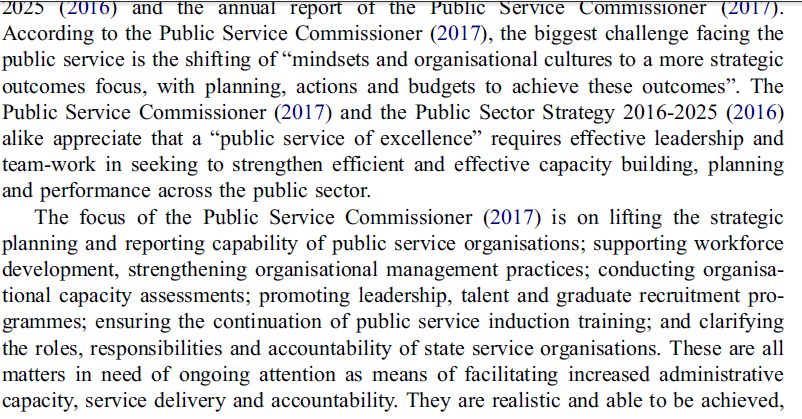 Read the case study Public sector management and