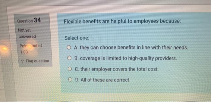 Question 33 True or False? In an HSO, an internal